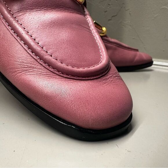 Jeffrey Campbell | Anthropologie | 7.5 | soft pink leather loafers horse bit - Picture 4 of 9